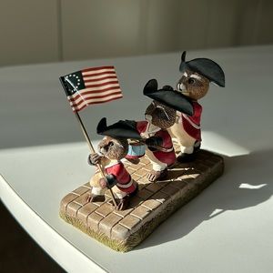 Vintage Hallmark Tender Touches figurine Three Cheers for America